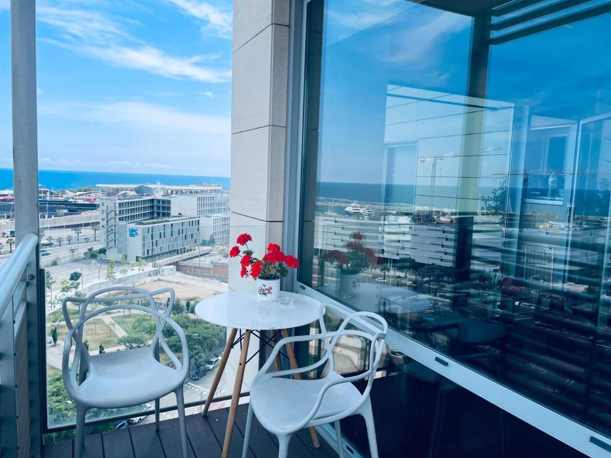 Ferienwohnung Amazing Sunset Views In The Mediterranean Apart/ Sant Adria de Besos Exterior foto